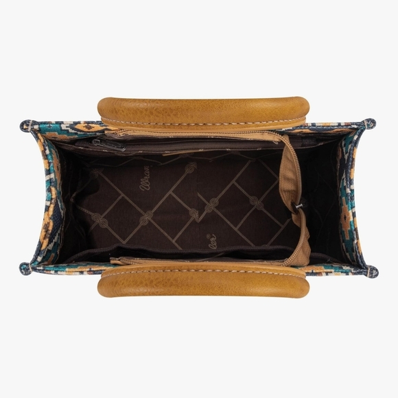 Montawest Wrangler Women's Tote Multicolor Patterned Bag - Picture 3 of 8